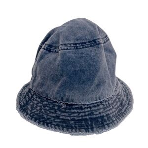 David and Young Chambray Y2K 90's Cotton Bucket Hat One Size